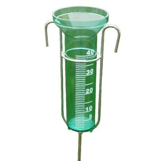 REGENMETER MET STEEL 110 CM. METAAL