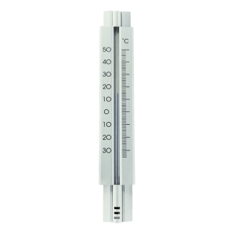 BUITENTHERMOMETER 30 CM. EDELSTAAL