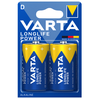 BATTERIJEN D VARTA (SET à 2 STUKS)