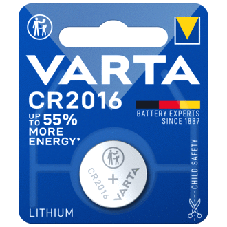 KNOOPCEL BATTERIJ VARTA CR2016