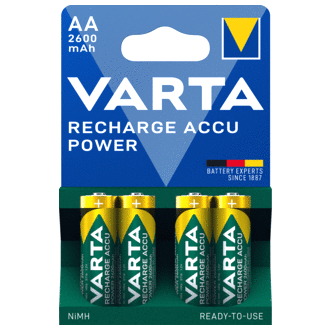 BATTERIJEN AA OPLAADBAAR (SET à 4 STUKS)
