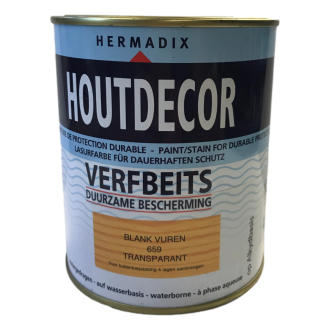 HERMADIX HOUTDECOR VERFBEITS TRANSPARANT