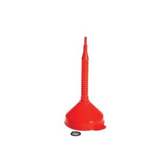 TRECHTER MET FLEXIBELE TUIT EN ZEEF 160 MM