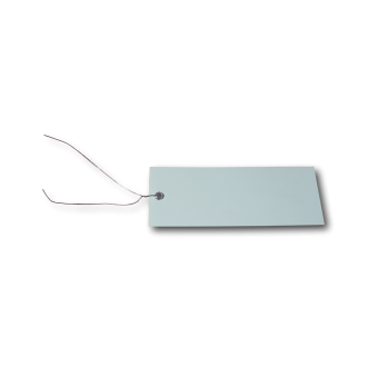 HANGETIKET PVC GROEN 12 X 5 CM (250 STUKS)