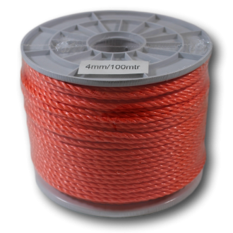 POLYPROPILEEN KOORD ORANJE (ROL à 100 MTR.)