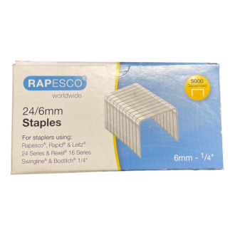 RAPESCO NIETEN 24/6 (DS. à 5000 STUKS)