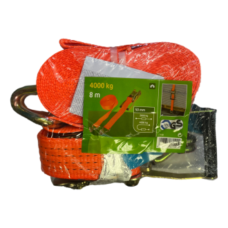 SPANBAND 8 MTR. 50 MM ORANJE