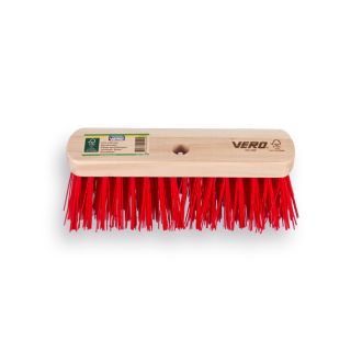 STRAATBEZEM 28 CM. ROOD