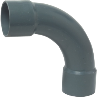 PVC BOCHT 90GR.