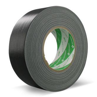 ROL à 50 MTR. DUCKTAPE NICHIBAN 50 MM ZWART